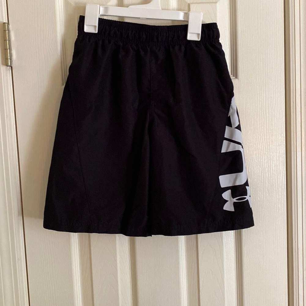 Black UA swimsuit with pockets